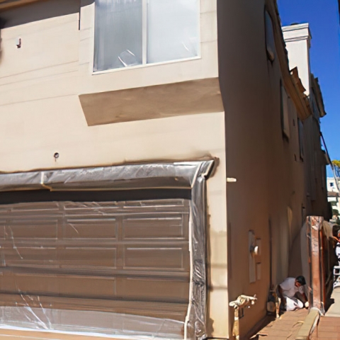 Two Story House Painted in Huntington Beach - 9th Street Downtown